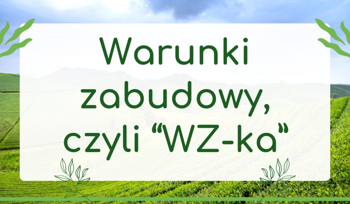 Warunki zabudowy