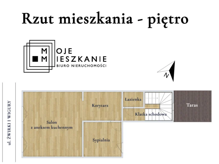 Plan Mieszkania 1 – Dom / 2 mieszkania - z ogrodem
