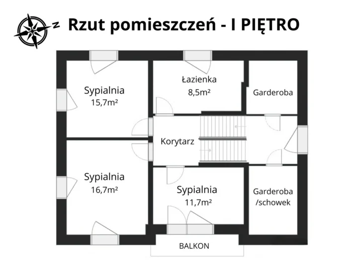 Plan Mieszkania 2 – Duży dom na Flisach - gotowy do wprowadzenia