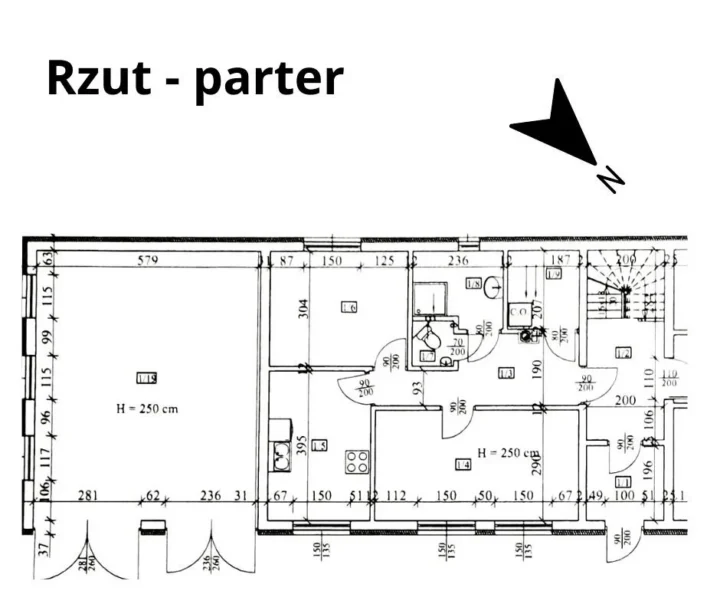 Plan Mieszkania 1 – Dom/ 2 mieszkania Karnowo