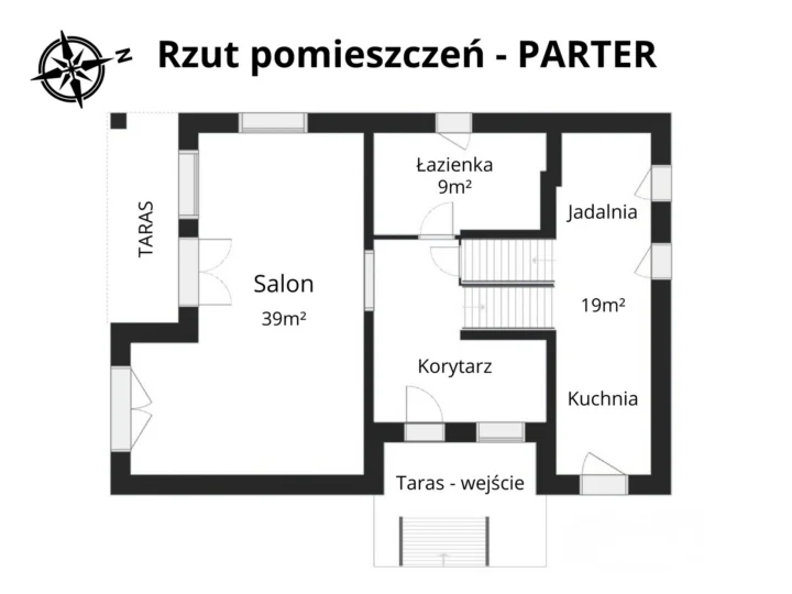 Plan Mieszkania 1 – Duży dom na Flisach - gotowy do wprowadzenia